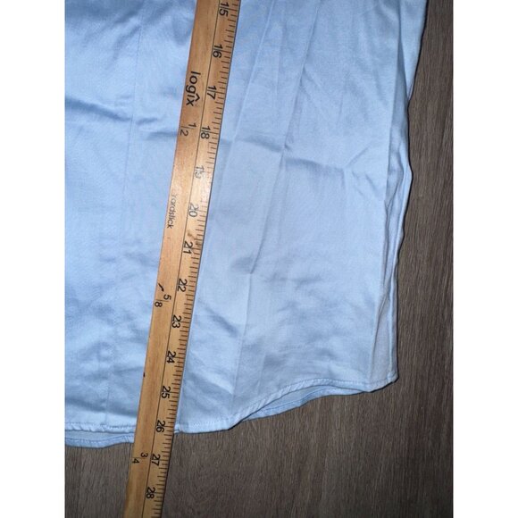 Lane Bryant & George Womens Button-Down Shirts Size 18/20 Polyester & Cotton Ble - Picture 14 of 14